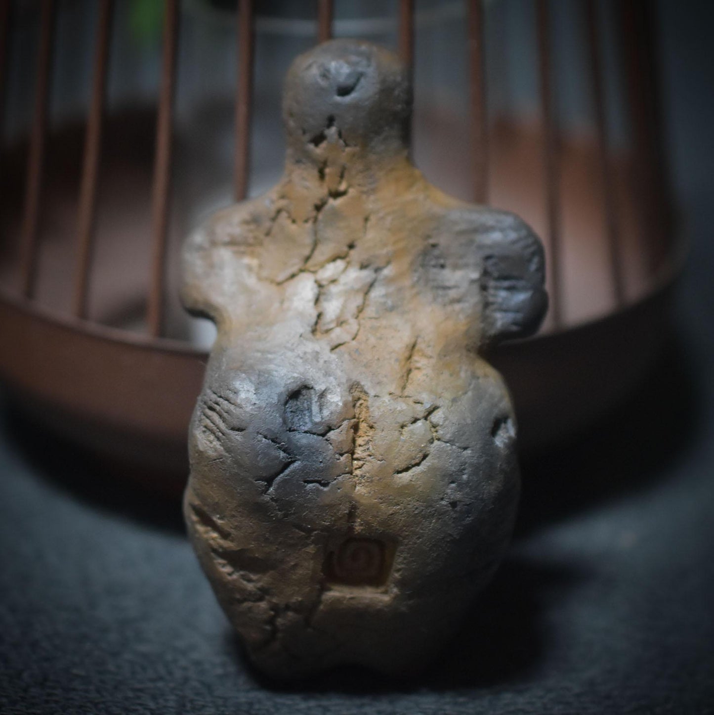 Neolithisch inspirierte Taschengöttin - Glücksbringer – Deine persönliche Venus für unterwegs - Art.Nr.: TAS003