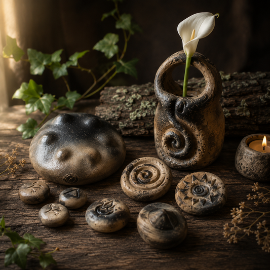 Beseelte Urkraft: Wie handgefertigte Tonobjekte als Ritualbegleiter und Anker für deine Stille wirken