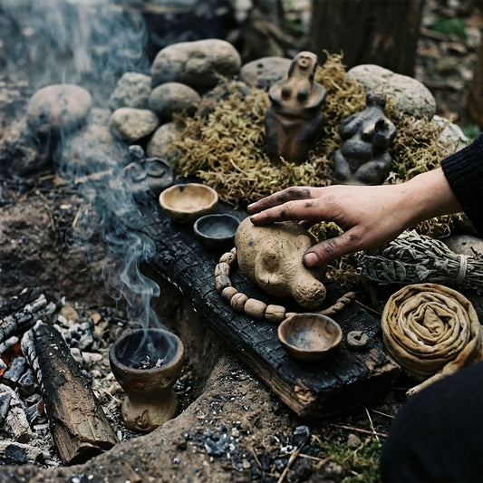 Die Magie des Feuers: Warum ich meine Keramik dem traditionellen Rauchbrand anvertraue