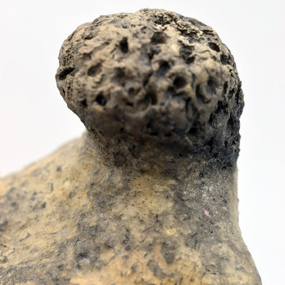 Goddess handgefertigte Skulptur Venus Fruchtbarkeitsgöttin Matriarchale Kunst aus Ton Rauchbrand Pagan primitive Kunst