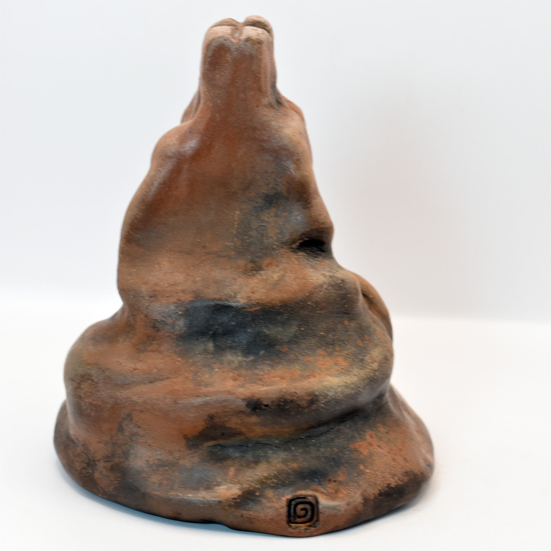 Lady of Avalon Ton-Skulptur - König Artus Sage - Rauchbrand-Kunstwerk - sagenumwobene Göttin - Glastonbury Tor, England