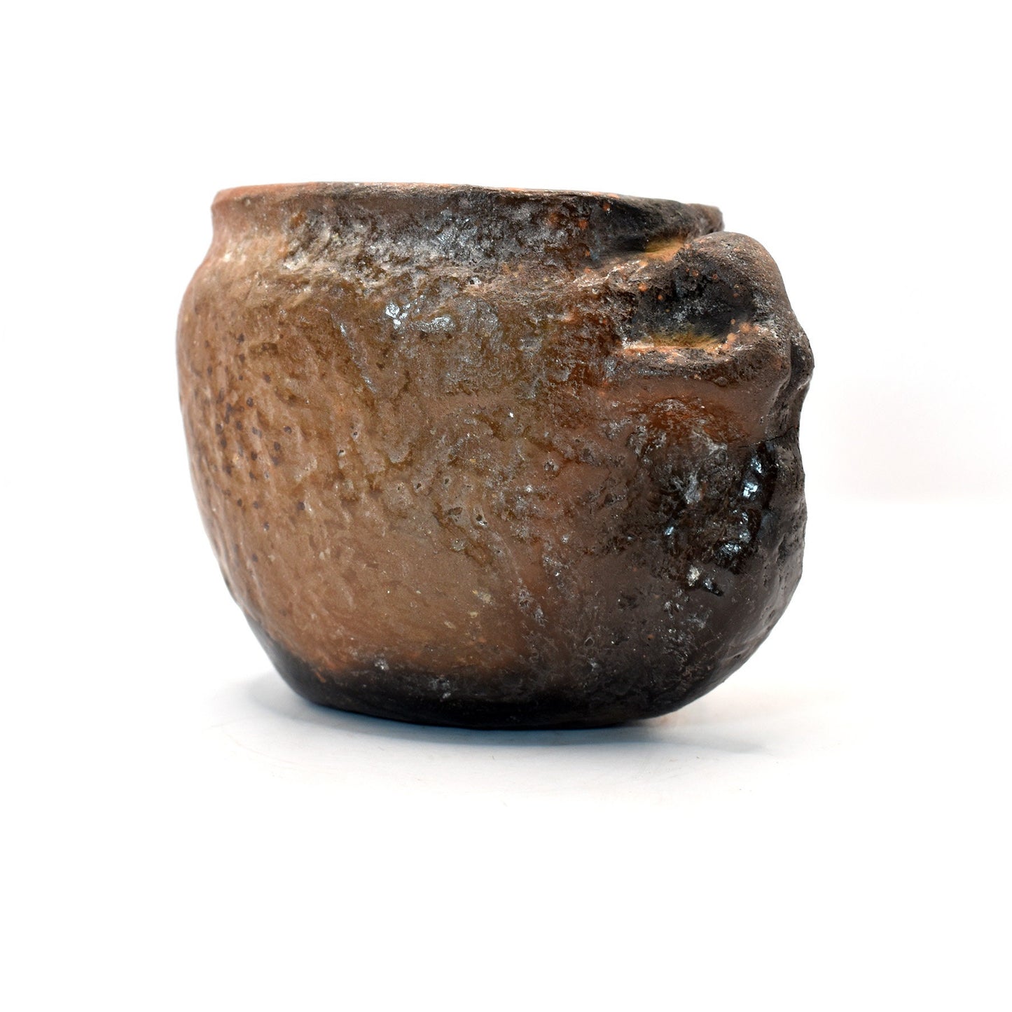 Handgemachtes Venus Deko-Objekt - Göttin Dekoration aus Ton im Rauchbrand vollendet, göttliche Weiblichkeit als Wohnaccessoire