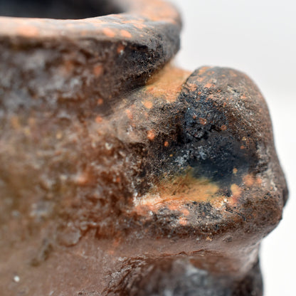 Handgemachtes Venus Deko-Objekt - Göttin Dekoration aus Ton im Rauchbrand vollendet, göttliche Weiblichkeit als Wohnaccessoire