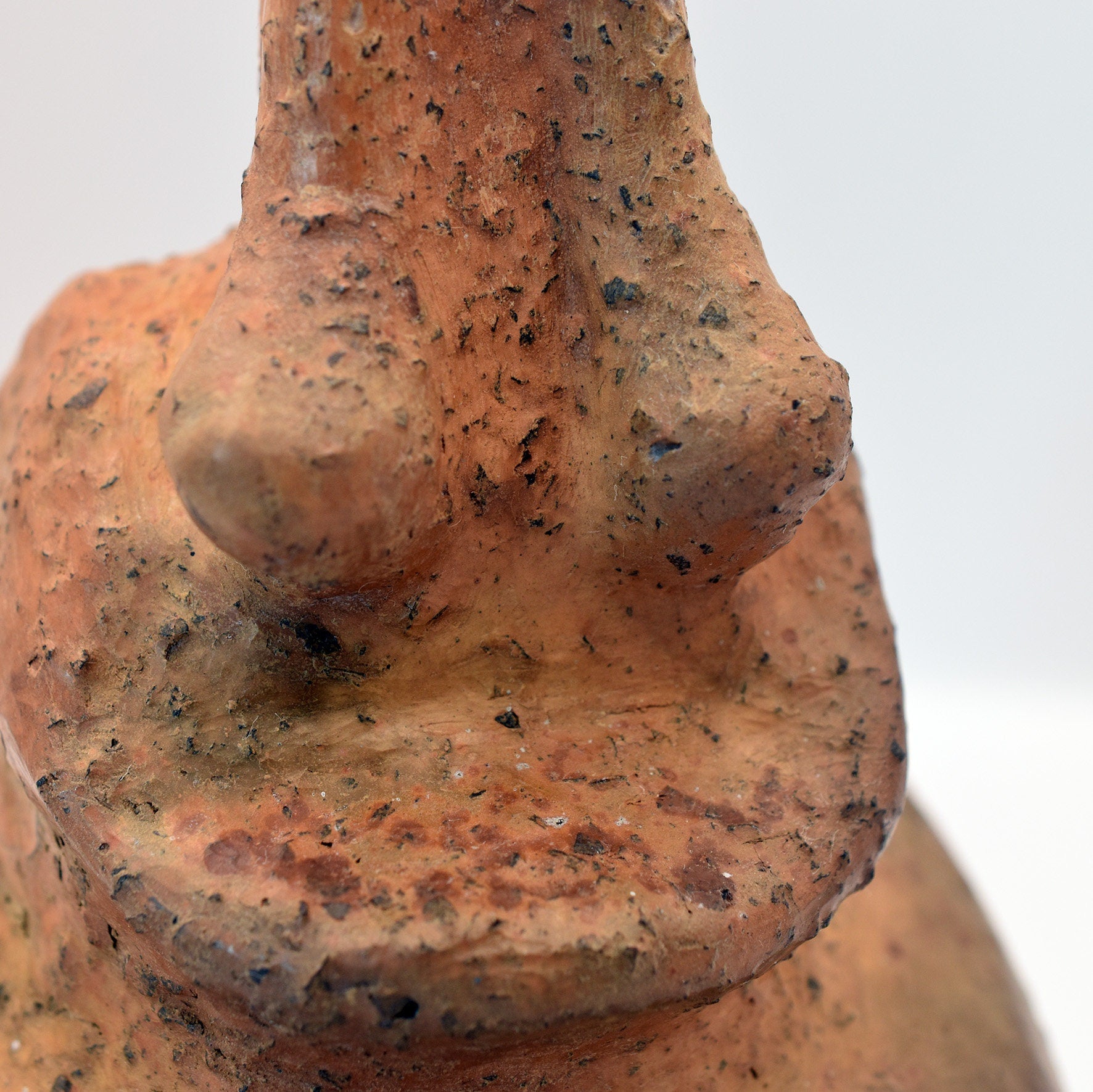 Lady of Avalon Ton-Skulptur - König Artus Sage, Glastonbury Tor, England - Rauchbrand-Kunstwerk - spirituelle Reise, mystisches Ambiente