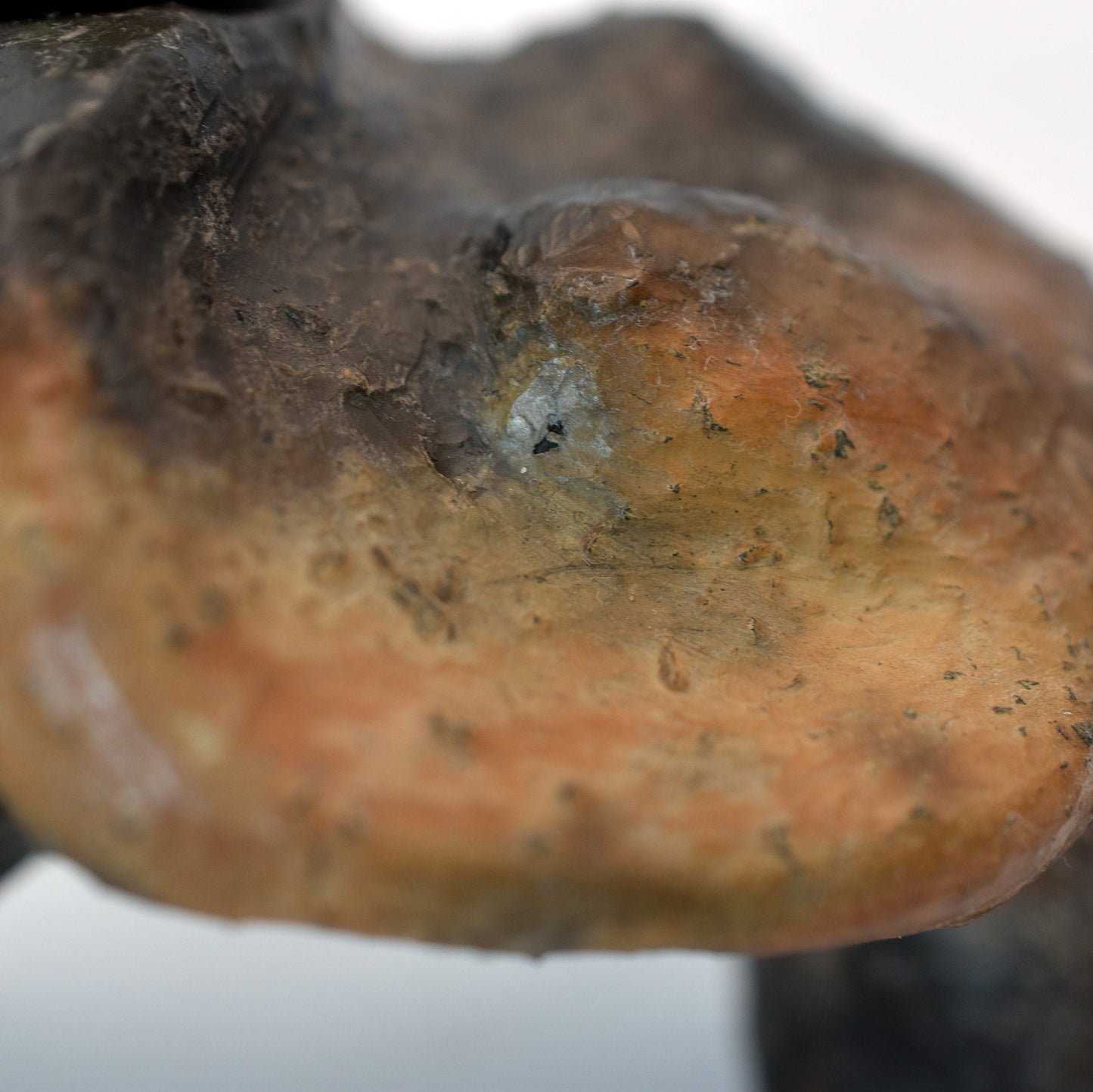 Rückfluss Räucherkegelhalter Yoga Brücke Setu Bandhasana Statue aus Ton - Geschenk für Yogis - im Rauchbrand gefärbt