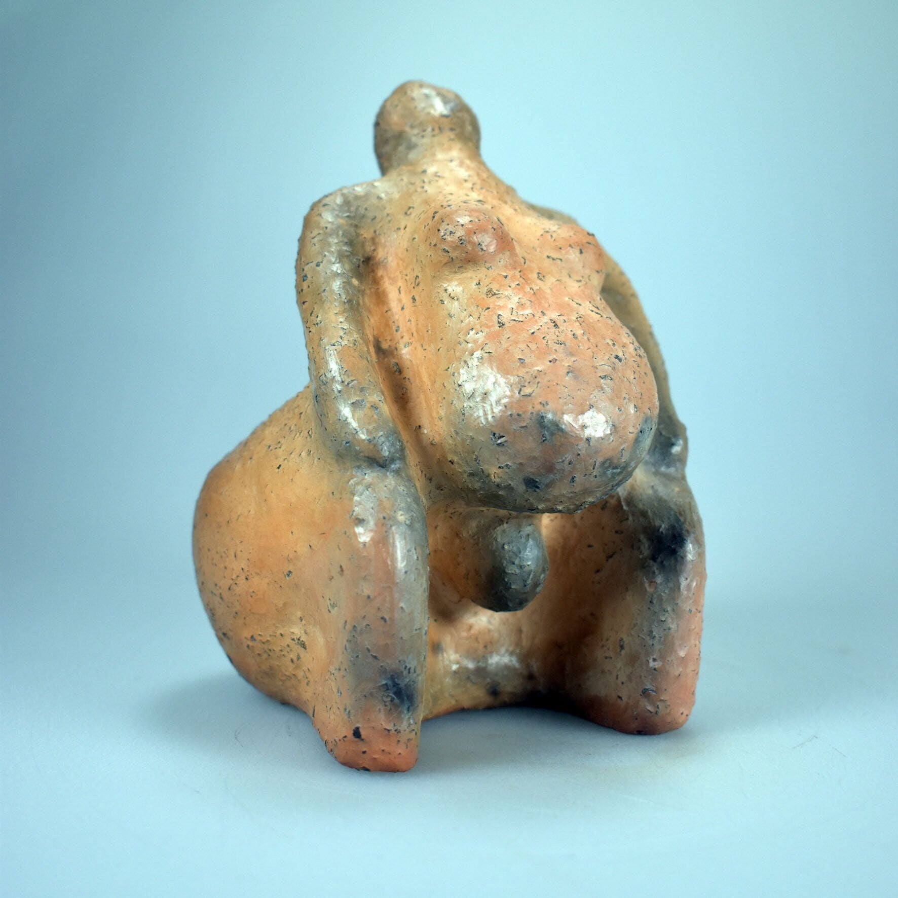 Handgefertigte traditionelle Venus Figurine aus Ton – Symbol für Schwangerschaft und Kinderwunsch