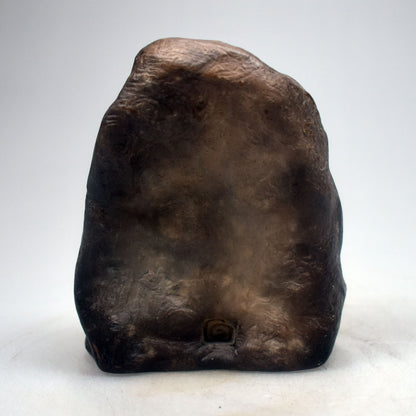 Hekate's Wheel Relief aus Ton - im Rauchbrand gefärbt - magische Altar Dekoration - Unikat