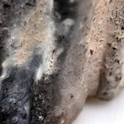 Mystische Frauenfigur aus Ton - im Rauchbrand vollendet - Spirituelle Dekoration für weibliche Magie - ideal als Altargegenstand