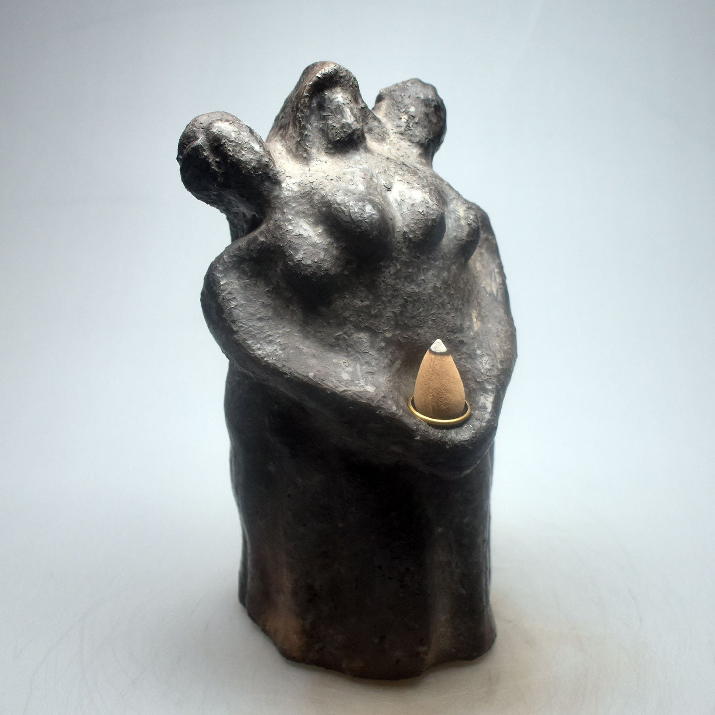 Hekate Rauchbrand Statue - Dreifache Göttin für deinen Altar - Rückfluss-Räucherkegelhalter