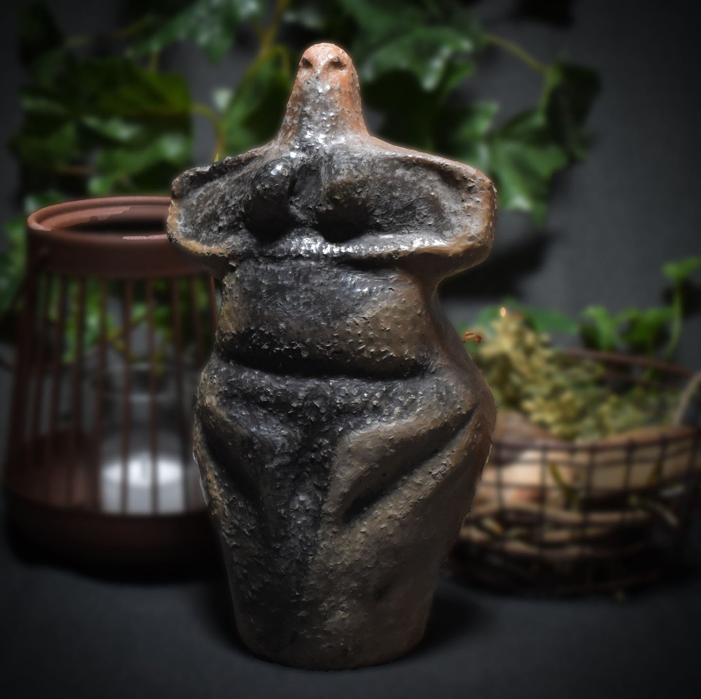 Handgefertigte Venus Skulptur aus Ton - Traditionelle Kunst, ideal als Geschenk für Paare mit Kinderwunsch und Schwangerschaft