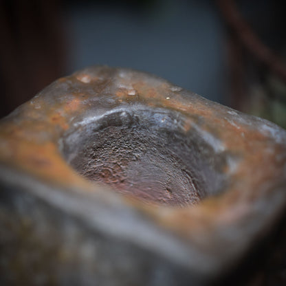 Einzigartige Yoni Vase bzw. Kerzenhalter - Handgemacht - Traditionell gebrannter Ton - Rustikales Wohnaccessoire - Frauenkunst