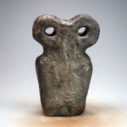 Handgefertigtes Eye Idol für individuelles Wohnambiente - Einzigartiges Tel Brak Replikat für deine spirituelle Dekoration