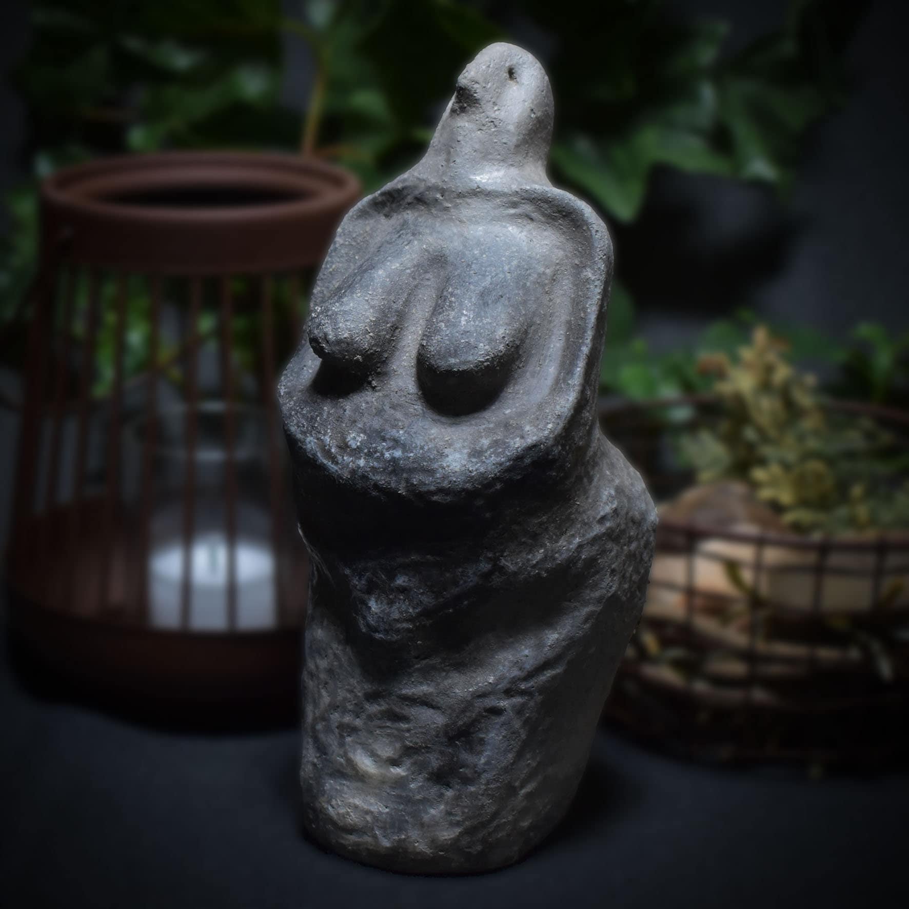 Handgefertigte traditionelle Venus Figurine aus Ton – Talisman für Schwangerschaft und Kinderwunsch. Matriarchat, Fruchtbarkeitsgöttin