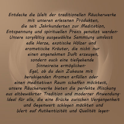 Divine Serenity – Hochwertige Räuchermischung für Stille und innere Klarheit - 30ml Glasflasche mit Korken