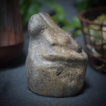 zweiköpfige Göttin - Handgemachte Rauchbrandkunst - Prähistorische und Natürliche Inspirationen