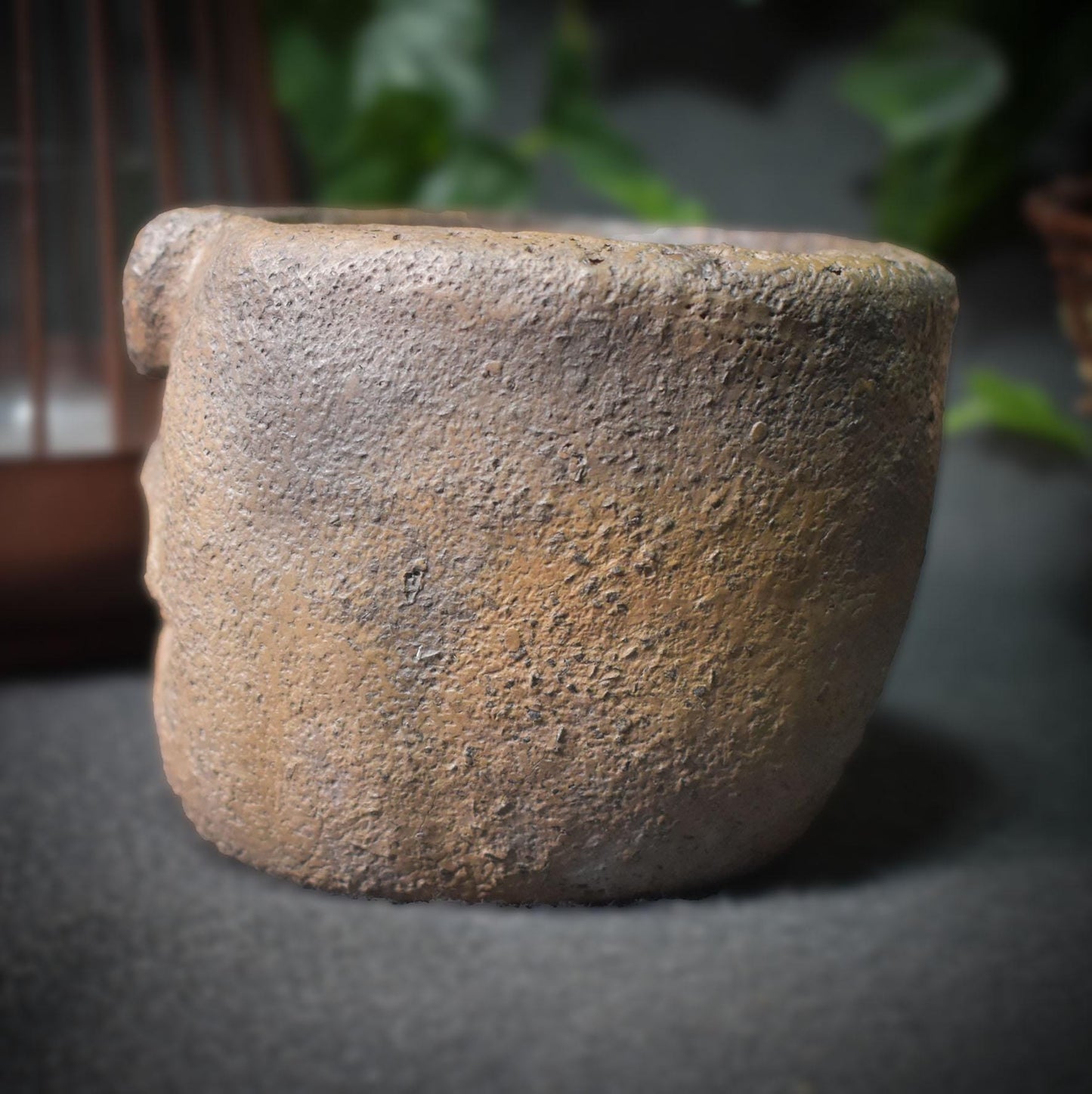Rauchbrand-Räuchergefäß aus Keramik - Wicca und Ritualbedarf - Handgefertigtes traditionell gebranntes Altarzubehör