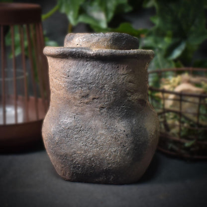 4-in-1 Objekt: Räucherstövchen, Räucherschale, Duftlampe und Teelichthalter - traditionelle Rauchbrandkunst