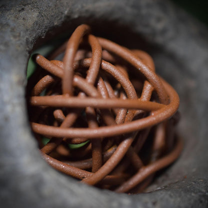 Handgefertigte Skulptur "Gedankenchaos" – Ausdruck der Verwirrung und Klarheit - Art.Nr.: SKU027