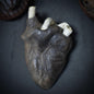 Anatomisches Herz aus Ton – traditionelle Rauchbrandkunst - Dein Motor des Lebens in Kunstform