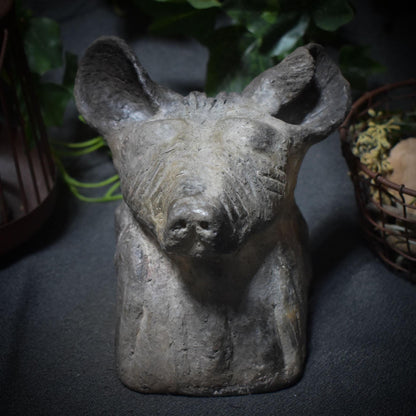 Entdecke die Urkraft der Hyäne – eine schamanische Tierbüste voller Magie und Mystik - Art.Nr.: SKU037