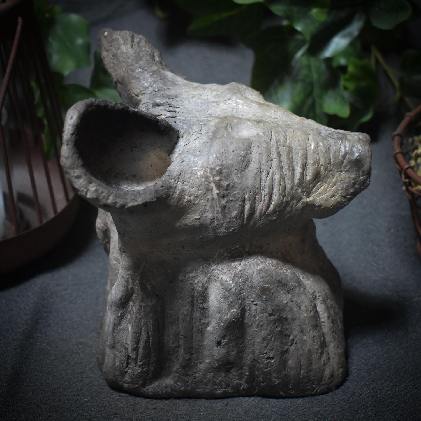 Entdecke die Urkraft der Hyäne – eine schamanische Tierbüste voller Magie und Mystik - Art.Nr.: SKU037