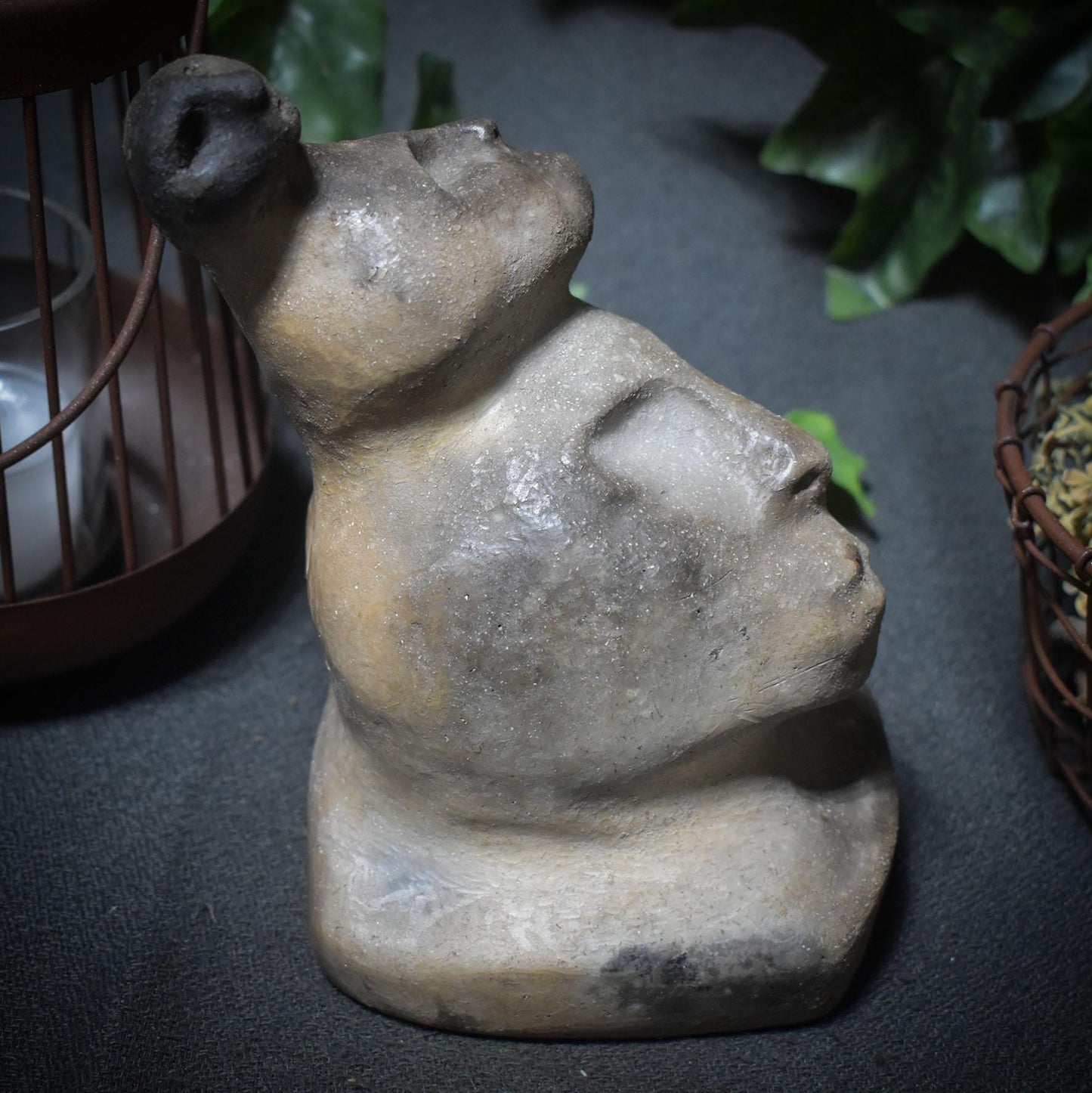 Skulptur „Die Ahnen“ – Brücke zu deinen Wurzeln - rustikaler Rauchbrand - Art.Nr.: SKU057