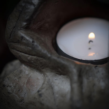 Kunstobjekt „Tor ins Licht“ – Spiritueller Teelichthalter mit der Magie Avalons