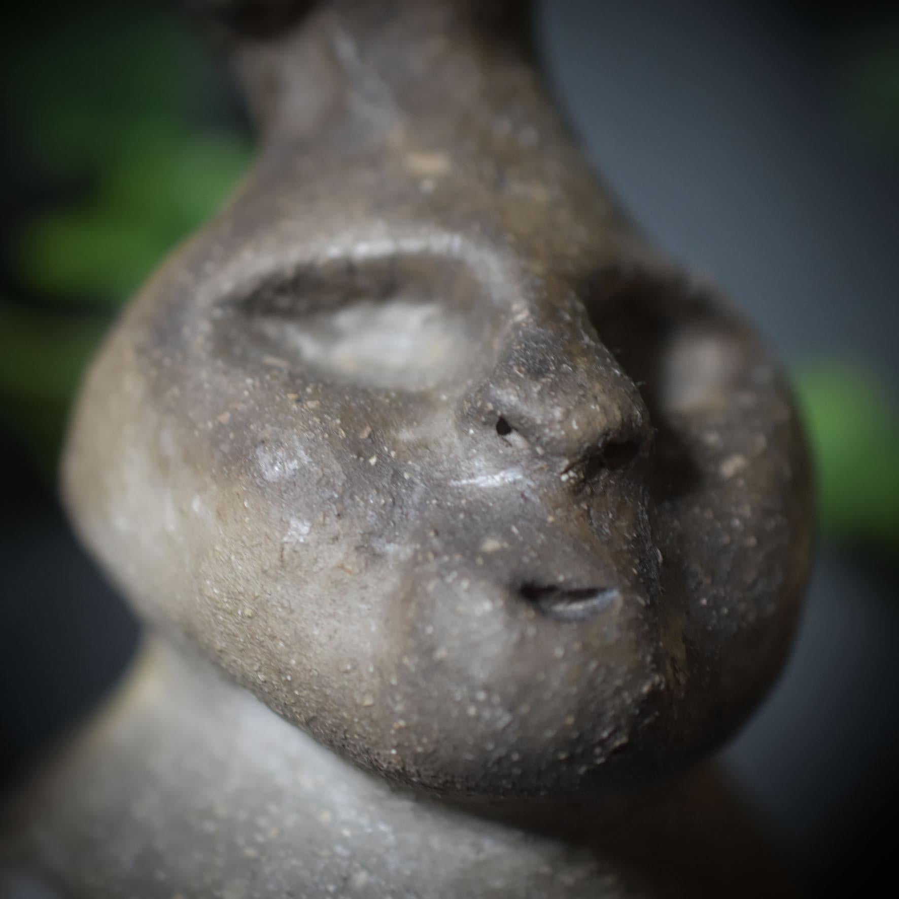 Skulptur „Die Ahnen“ – Brücke zu deinen Wurzeln - rustikaler Rauchbrand - Art.Nr.: SKU057