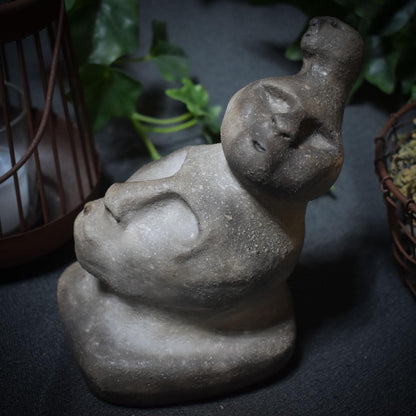 Skulptur „Die Ahnen“ – Brücke zu deinen Wurzeln - rustikaler Rauchbrand - Art.Nr.: SKU057