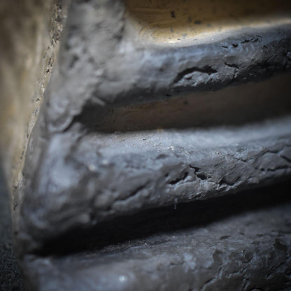 Portal ins Licht - handgefertigter Teelichthalter aus traditioneller Rauchbrandkunst - Art.Nr.: TKH008