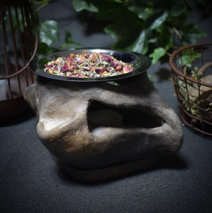 Räucherstövchen ‚Weibliches Becken‘ – Handgefertigter Altarbegleiter für kraftvolle Räucherrituale - Art.Nr.: RÄG013