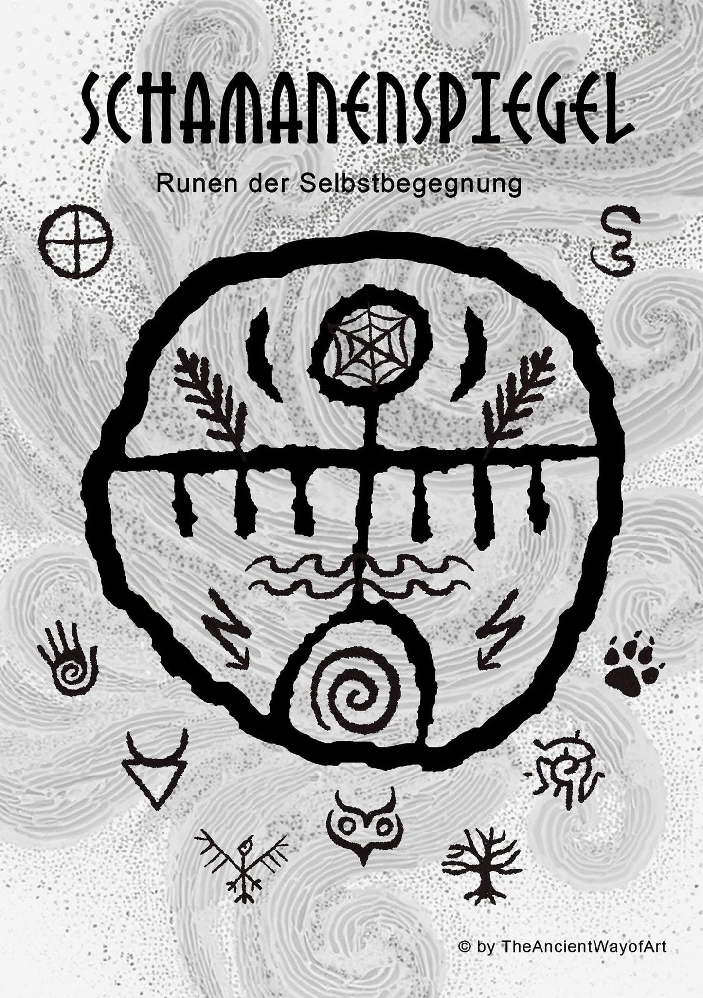 Rauchbrand-Runen – Handgefertigtes Orakel-Set - Selbstbegegnung -| Guidebook in Deutsch, Englisch oder Französisch