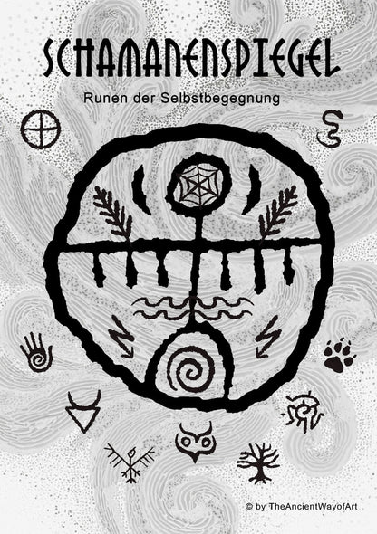 Rauchbrand-Runen – Handgefertigtes Orakel-Set - Selbstbegegnung -| Guidebook in Deutsch, Englisch oder Französisch
