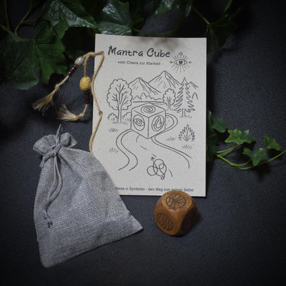 Mantra Cube – Werkzeug für Achtsamkeit, Selbsterkenntnis & spirituelle Reflexion - Art.Nr.: MCU001