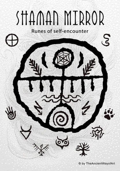 Rauchbrand-Runen – Handgefertigtes Orakel-Set - Selbstbegegnung -| Guidebook in Deutsch, Englisch oder Französisch - Art.Nr.: SSP003