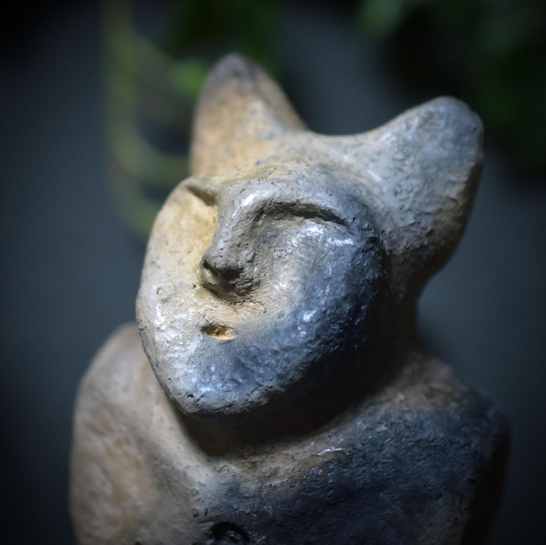 Cernunnos Skulptur – Der gehörnte Hüter des Waldes in Deinem Heiligtum - im Rauchbrand geboren, Art.-Nr.:SKU072