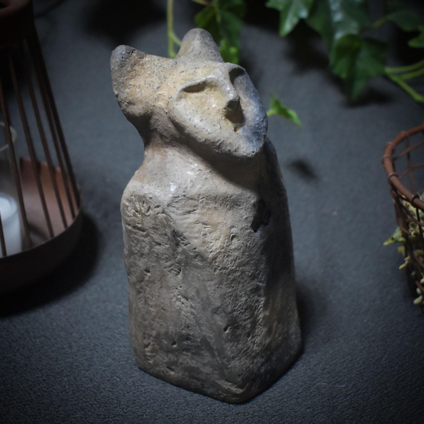 Cernunnos Skulptur – Der gehörnte Hüter des Waldes in Deinem Heiligtum - im Rauchbrand geboren, Art.-Nr.:SKU072