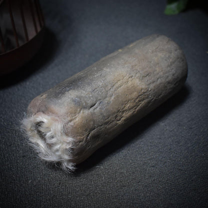 Schamanische Zylinder-Rassel – Trägerin der Lebensspirale - Handrassel - Art.Nr.: SRA018