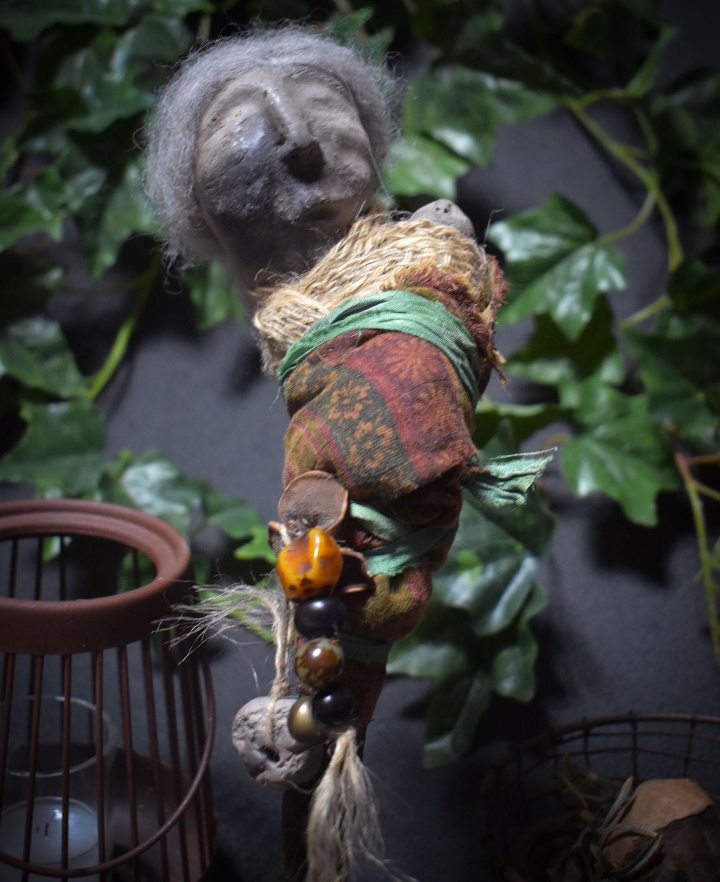 Deine Spirit Doll „Greisin mit Baby“ – Ein kraftvolles Symbol für Weisheit und Neubeginn - Art.Nr.: SDO004