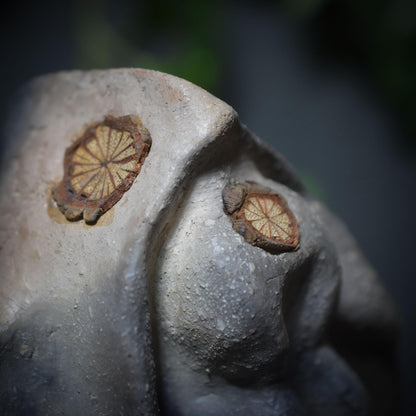 Quelle des Seins – Yoni-Göttin für selbstbestimmte Weiblichkeit - spirituelle Rauchbrandkunst - Art.Nr.: SKU084