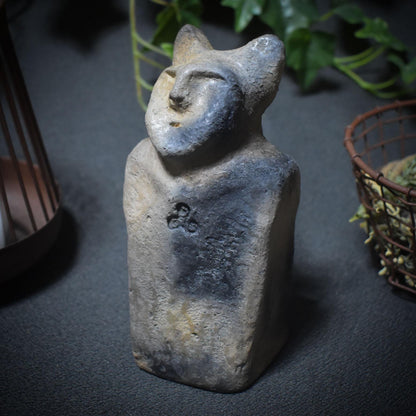 Cernunnos Skulptur – Der gehörnte Hüter des Waldes in Deinem Heiligtum - im Rauchbrand geboren, Art.-Nr.:SKU072