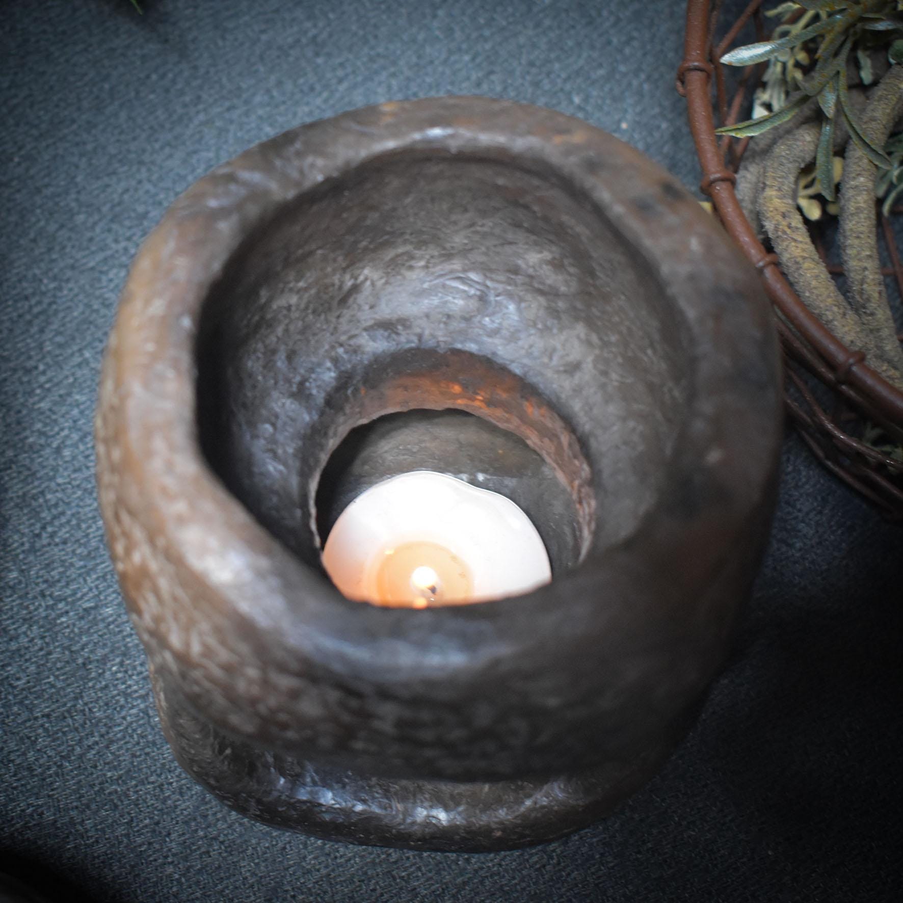 3-in-1 Rauchzauber – Vielseitiges Räucherstövchen/ Duftlampe/Teelichthalter in traditioneller Rauchbrandkunst - Art.Nr.: RÄG024