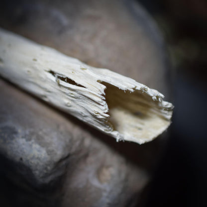 Skulptur „Allsehendes Auge“ mit Labradorit – Rauchbrand, Schamanische Zeichen & Naturmaterialien - spirituelle Kunst - Art.Nr.: SKU098