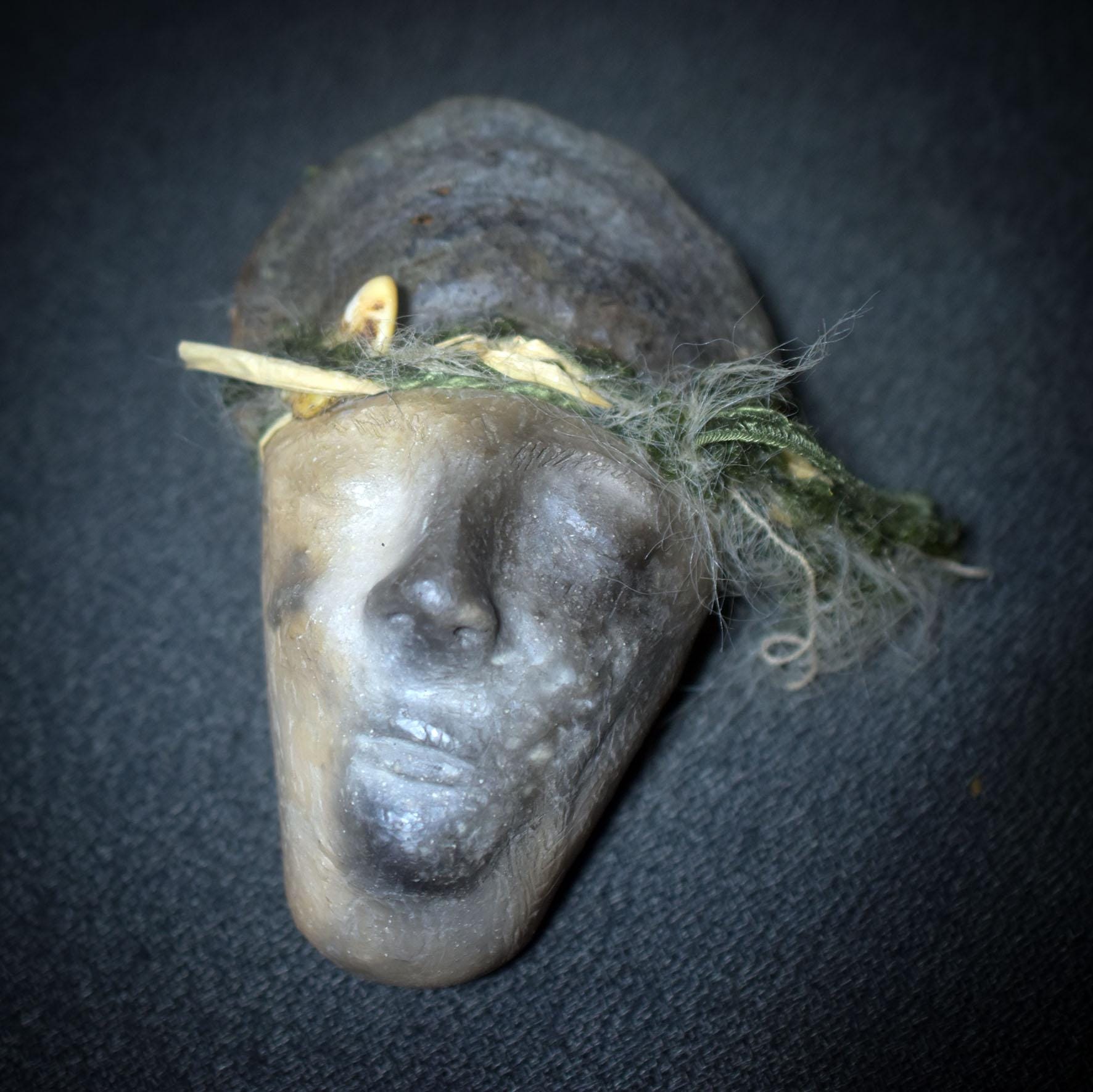 Hüter des Waldes – Archaische Skulptur in Rauchbrandtechnik - Wächter der wilden Naturkräfte - Art.Nr.: SKU121