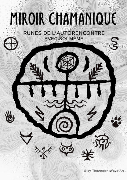 Rauchbrand-Runen – Handgefertigtes Orakel-Set - Selbstbegegnung -| Guidebook in Deutsch, Englisch oder Französisch - Art.Nr.: SSP003