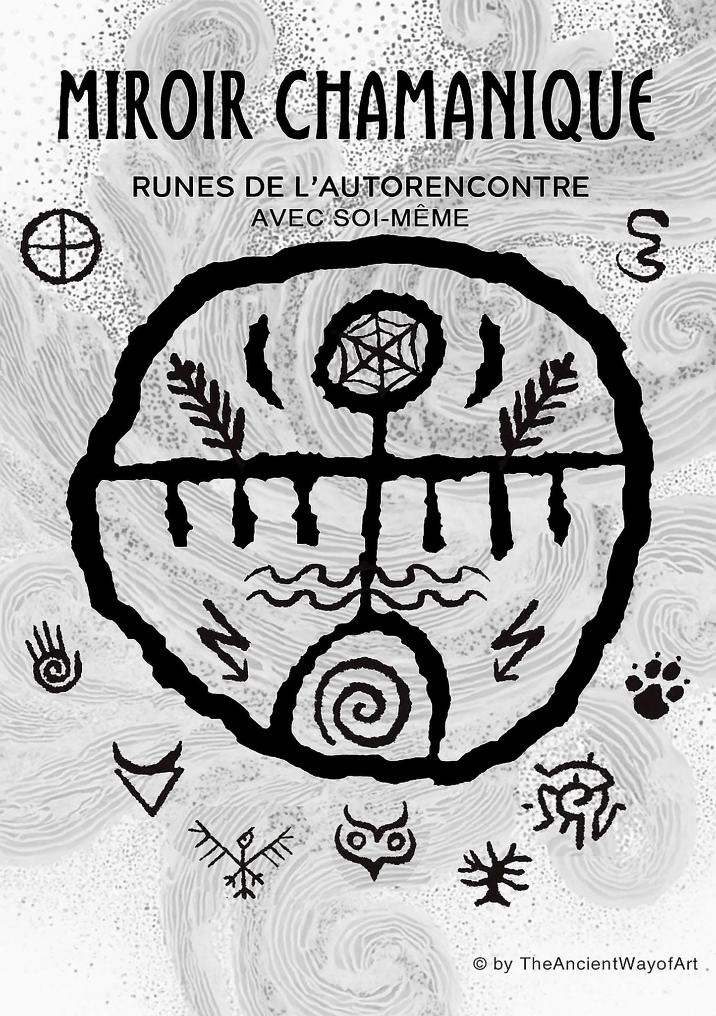 Rauchbrand-Runen – Handgefertigtes Orakel-Set - Selbstbegegnung -| Guidebook in Deutsch, Englisch oder Französisch