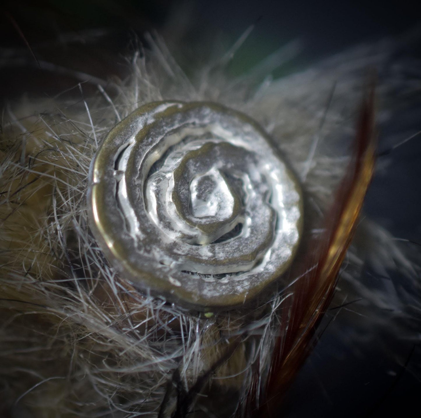 Ritualstab des Sehenden – Schamanenkopf mit Lebensspirale - spirituelles Werkzeug - Art.Nr.: RST017