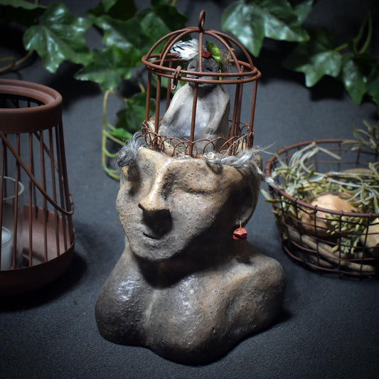 Tonskulptur der inneren Gefangenschaft – Ausdruck weiblicher Seelenkraft - Seelenarbeit - Art.Nr.: SKU146