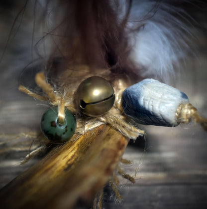 Räucherfächer des Klanges – Begleiter für deine Zeremonie - spirituelles Werkzeug - Art.Nr.: RÄF012