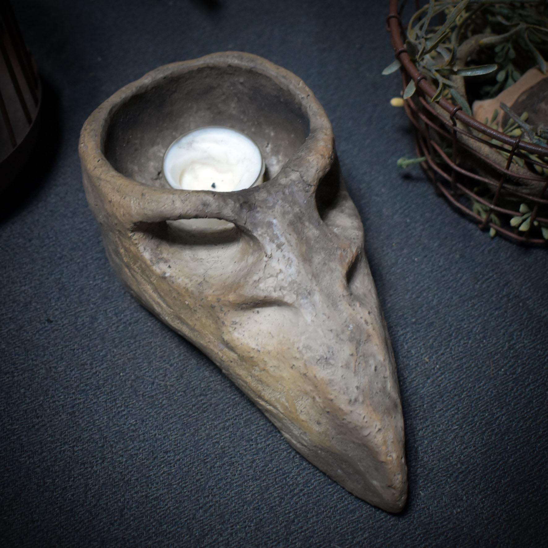 Flug der Elemente – 4in1 Räuchergefäß in Adlerkopf-Form - Duftlampe/Teelichhalter/Räucherstövchen/Räucherschale - Art.Nr.:RÄG045